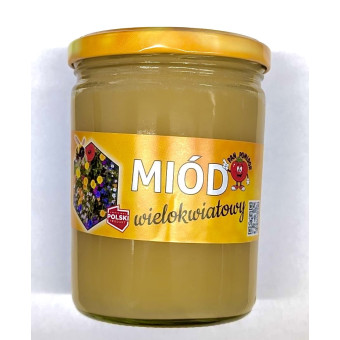 Miód Wielokwiatowy średni 590 g