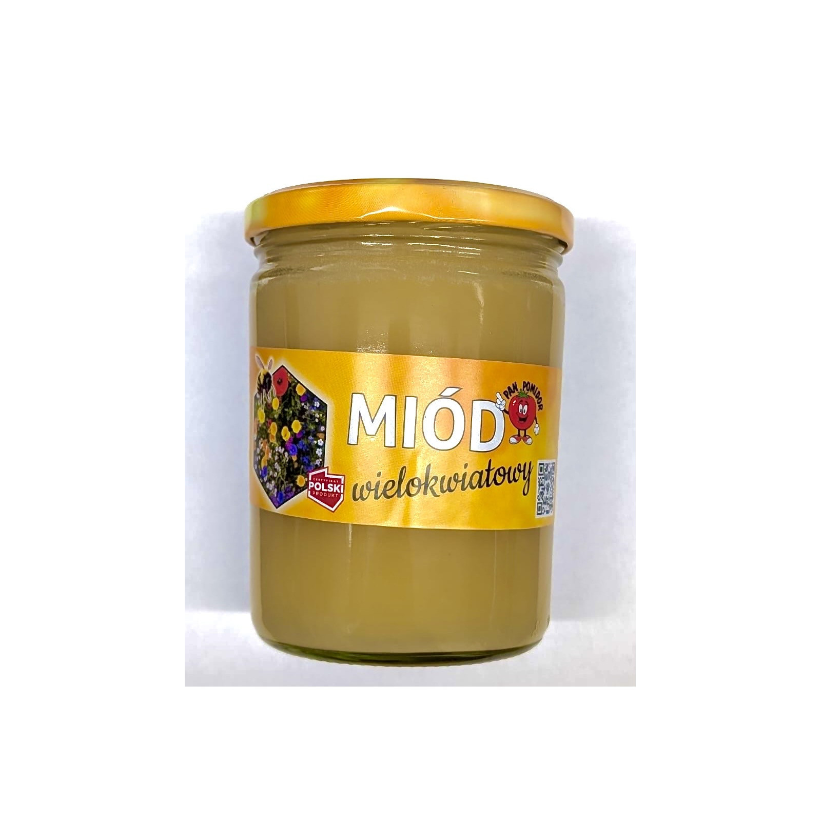 Miód Wielokwiatowy średni 590 g