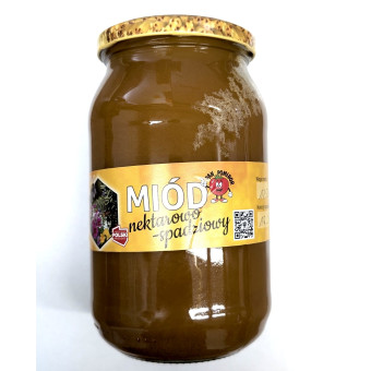 Miód Nektarowo-Spadziowy duży 1250 g