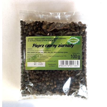 Pieprz Czarny Ziarnisty 100gr