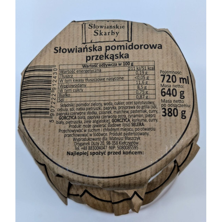 Słowiańska przekąska pomidorowa 720ml