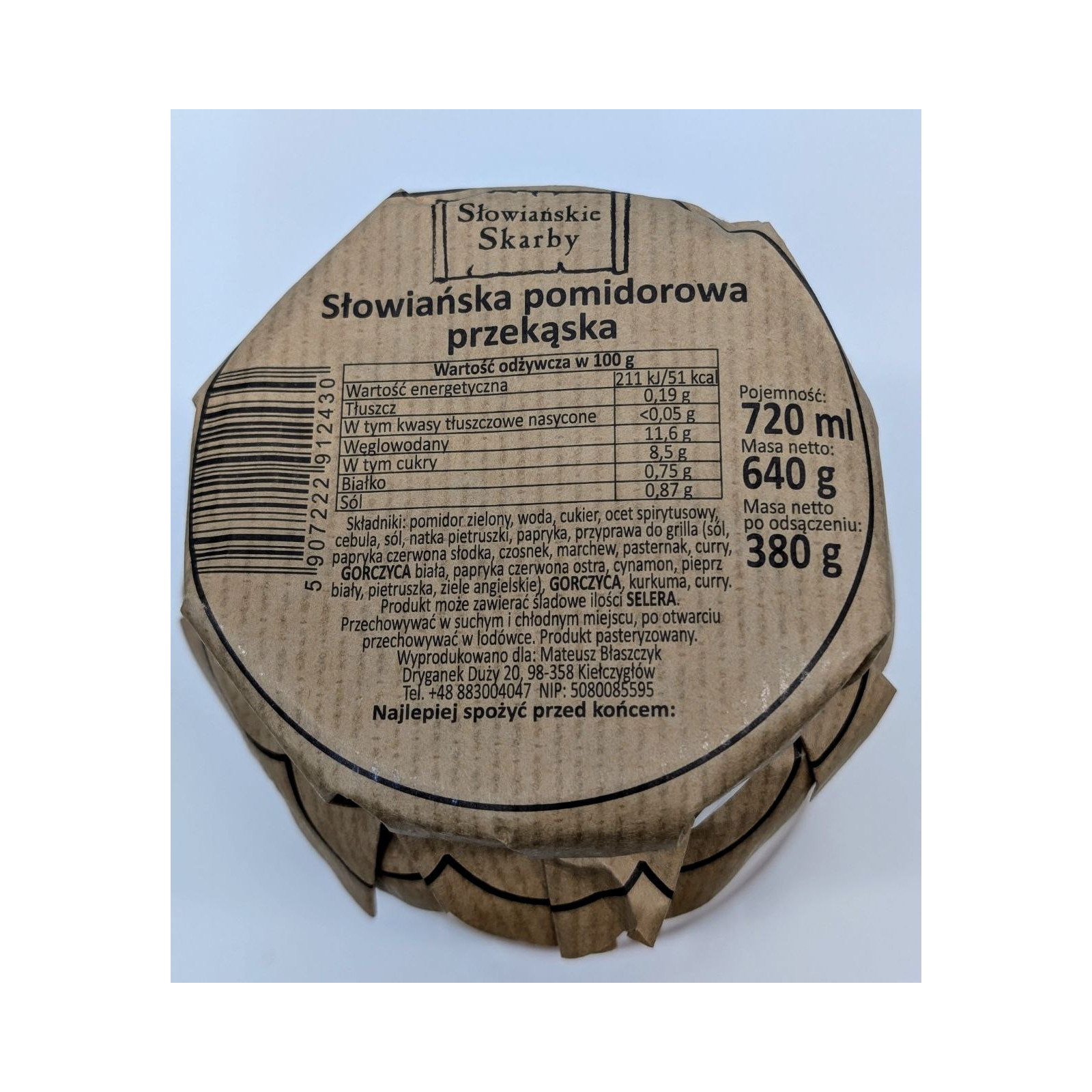 Słowiańska przekąska pomidorowa 720ml