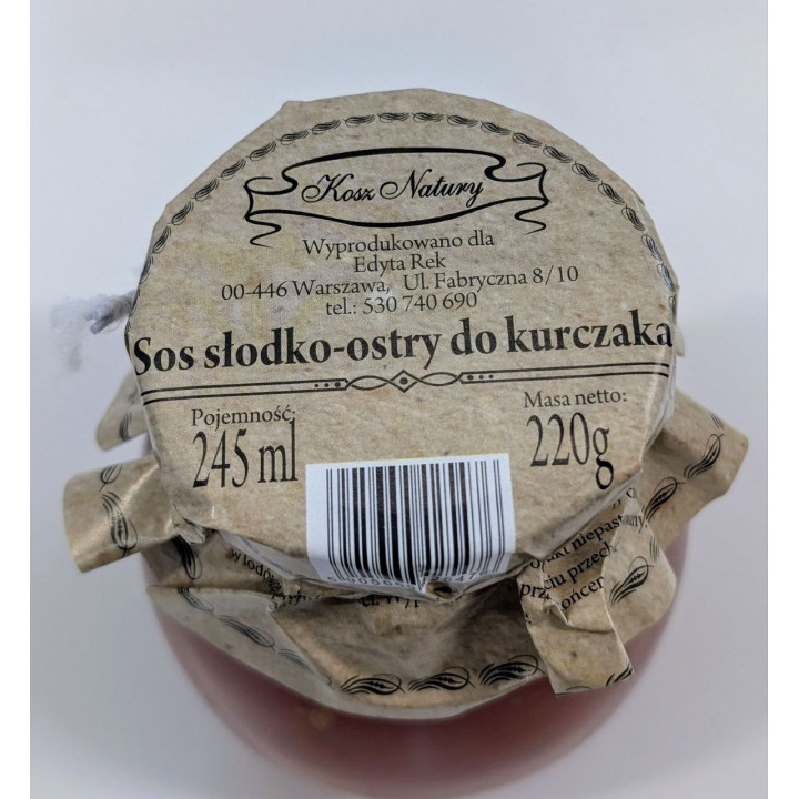 Sos słodko ostry do kurczaka 245ml