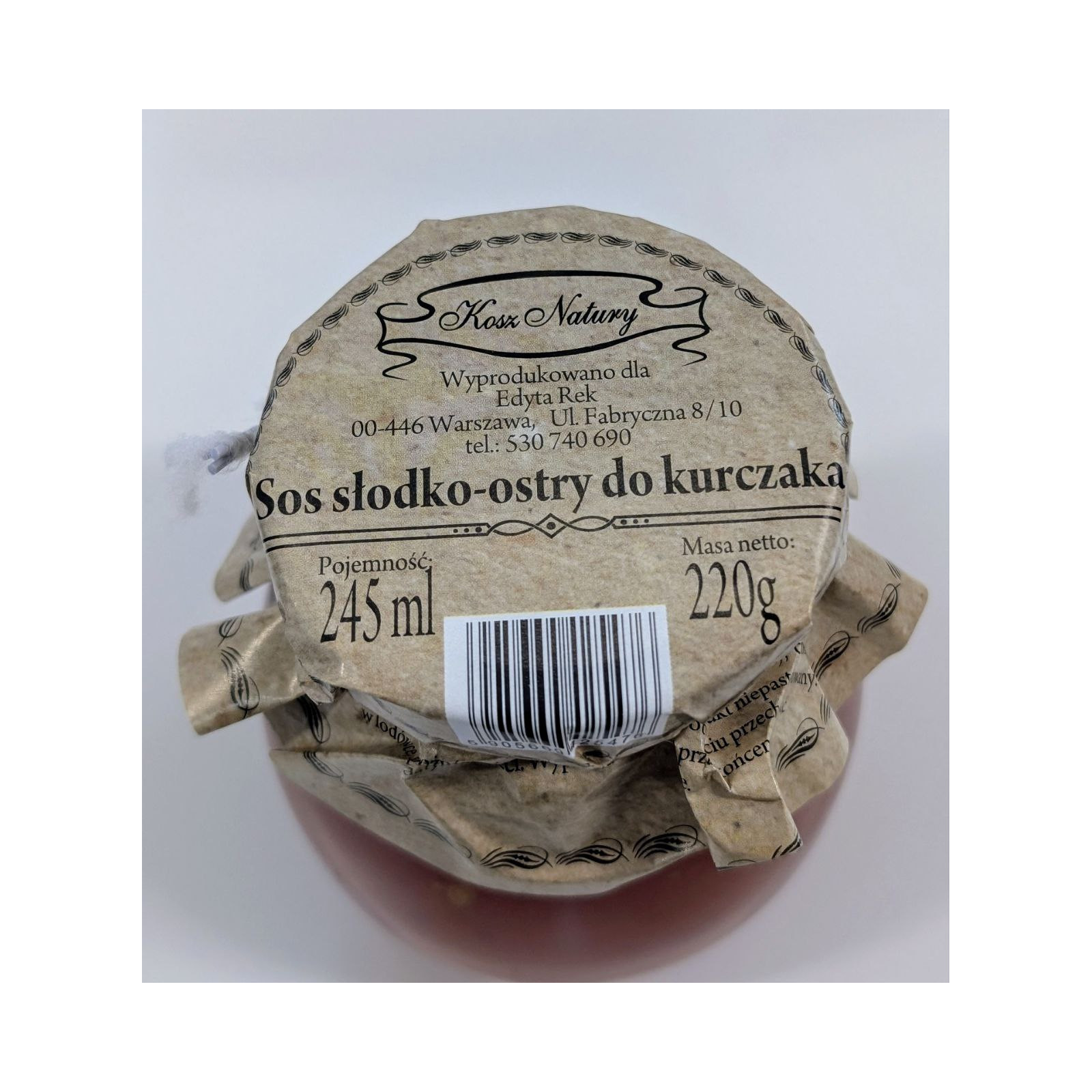 Sos słodko ostry do kurczaka 245ml