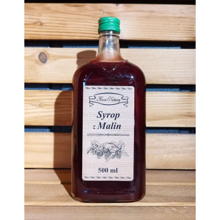 Syrop z malin 500ml 50% sok z owoców