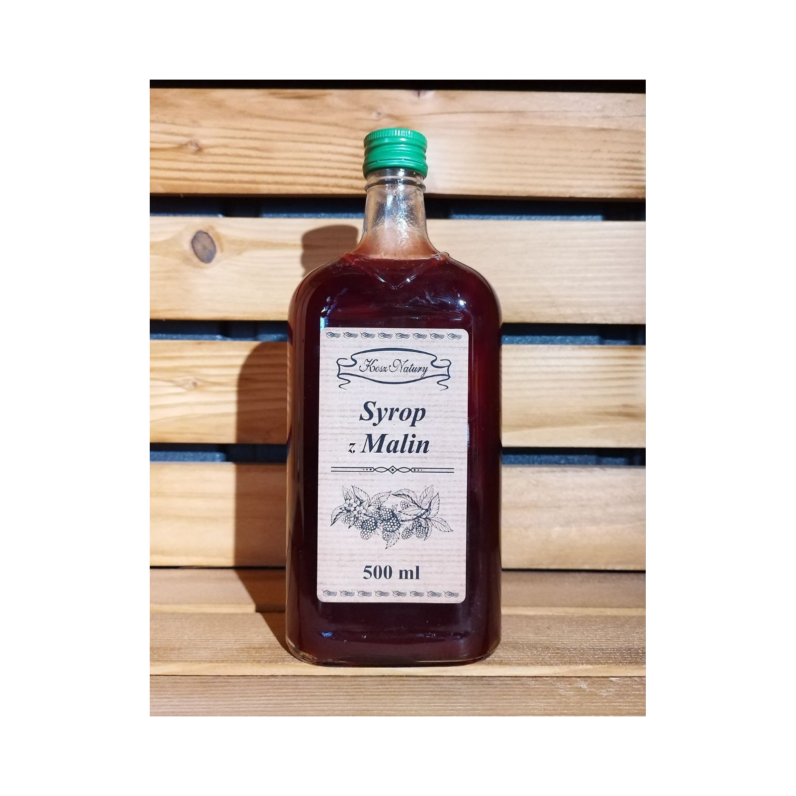 Syrop z malin 500ml 50% sok z owoców