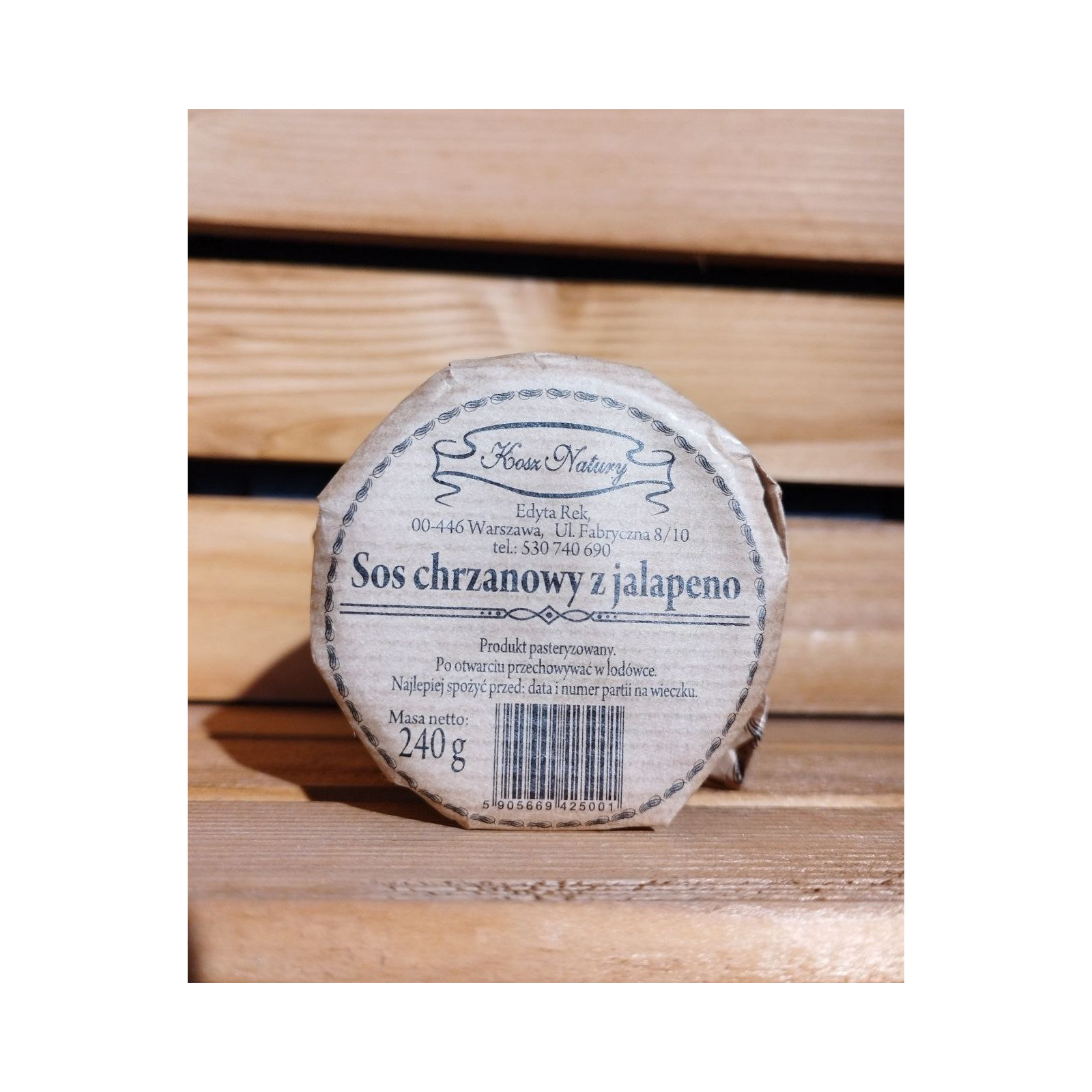 Sos chrzanowy z jalapeno 240g