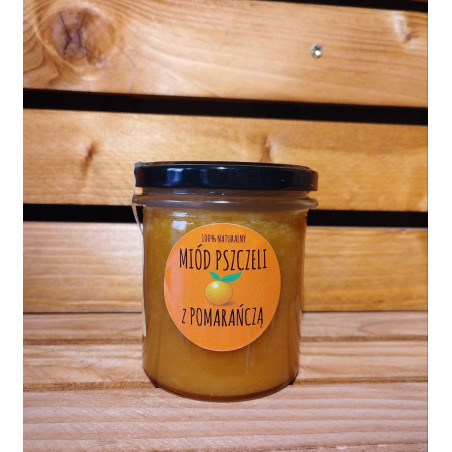 Miód z pomarańczą liofilizowaną 410g