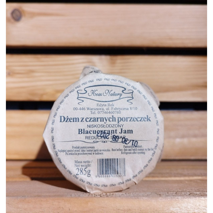 Dżem z czarnych porzeczek 285g