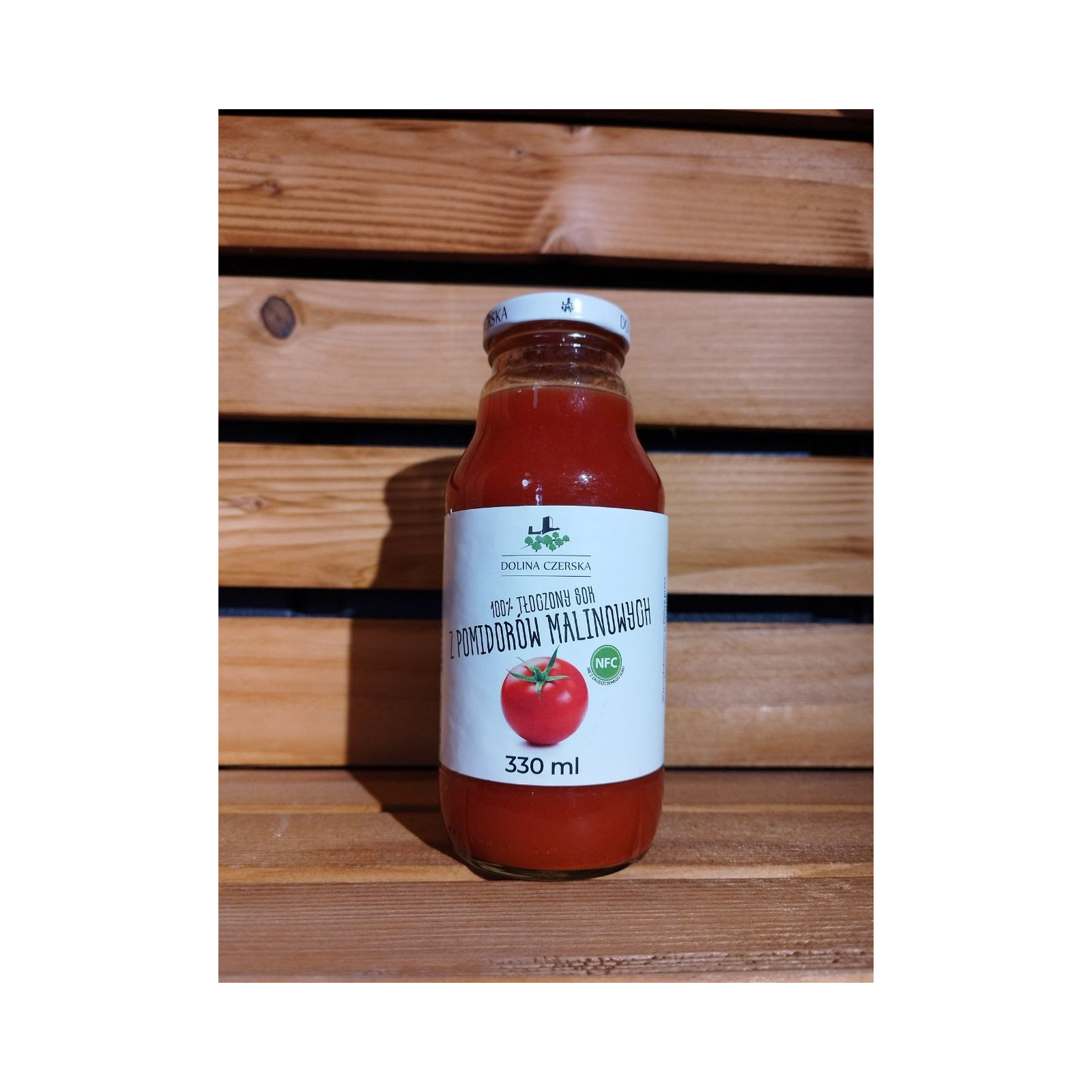 Sok z pomidorów malinowych 330ml 100% tłoczony NFC