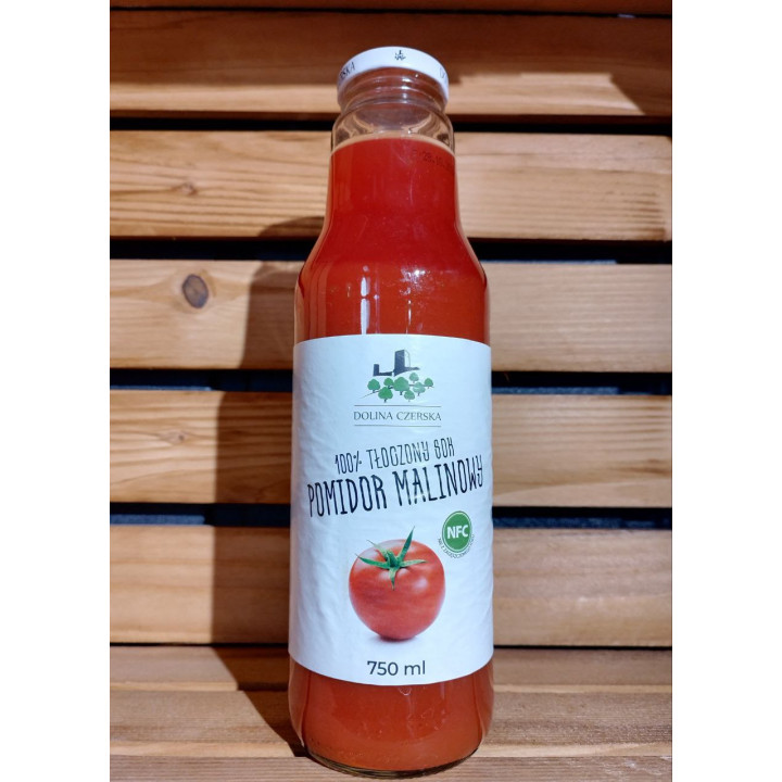 Sok z pomidorów malinowych 750ml 100% tłoczony NFC