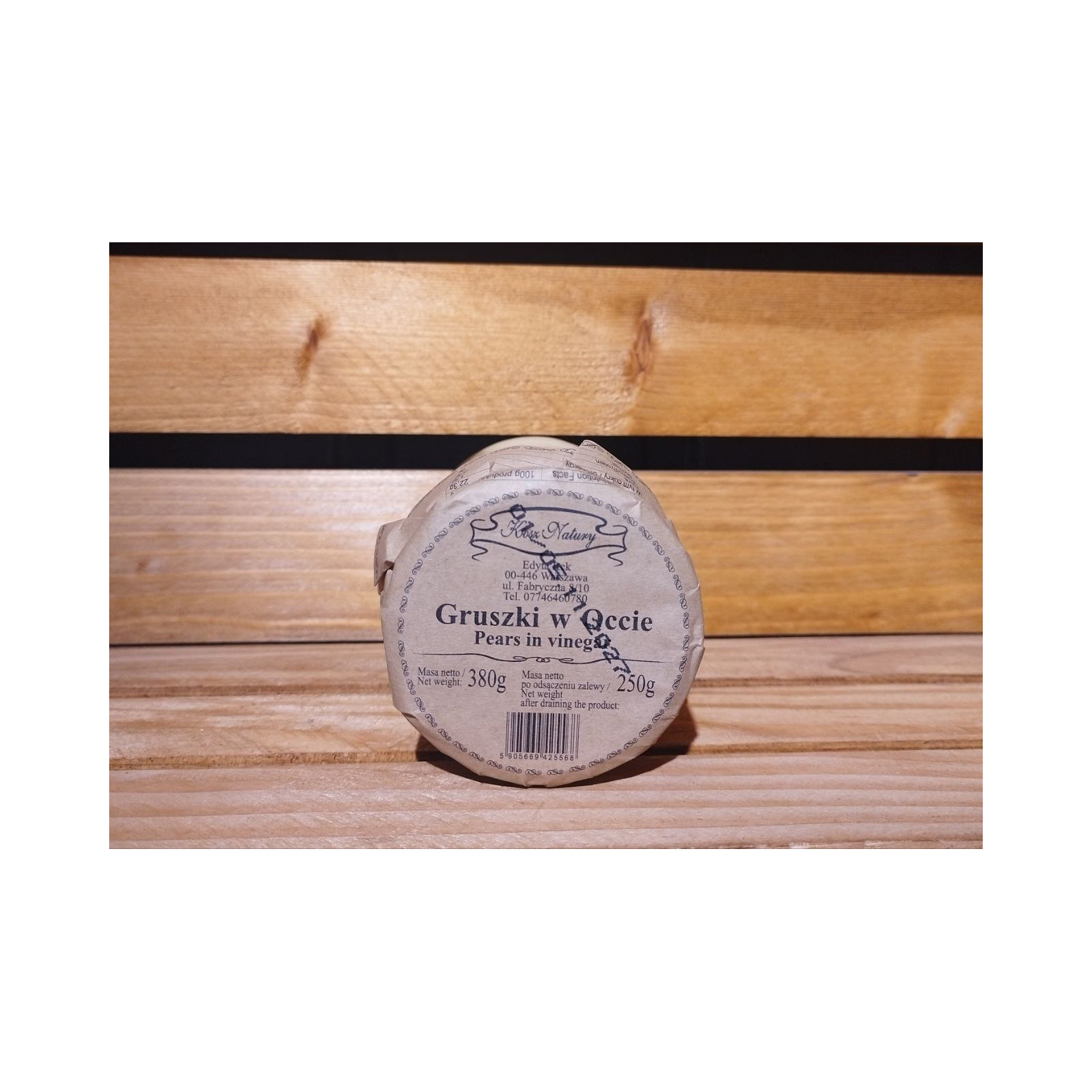 Gruszki w occie 380g