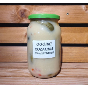 Ogórki kozackie w musztardzie 900ml