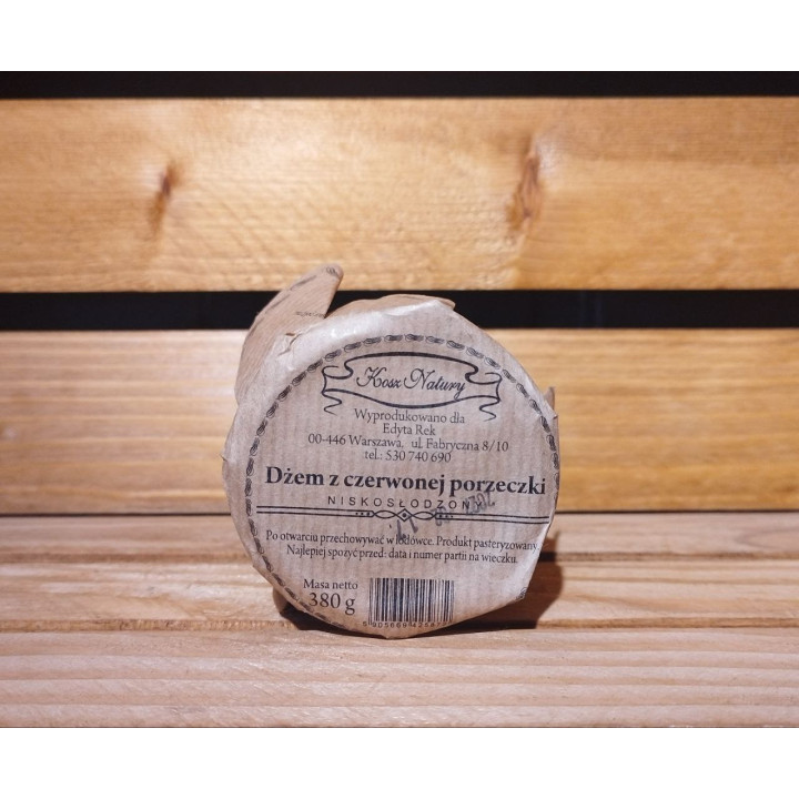 Dżem z czerwonych porzeczek380g