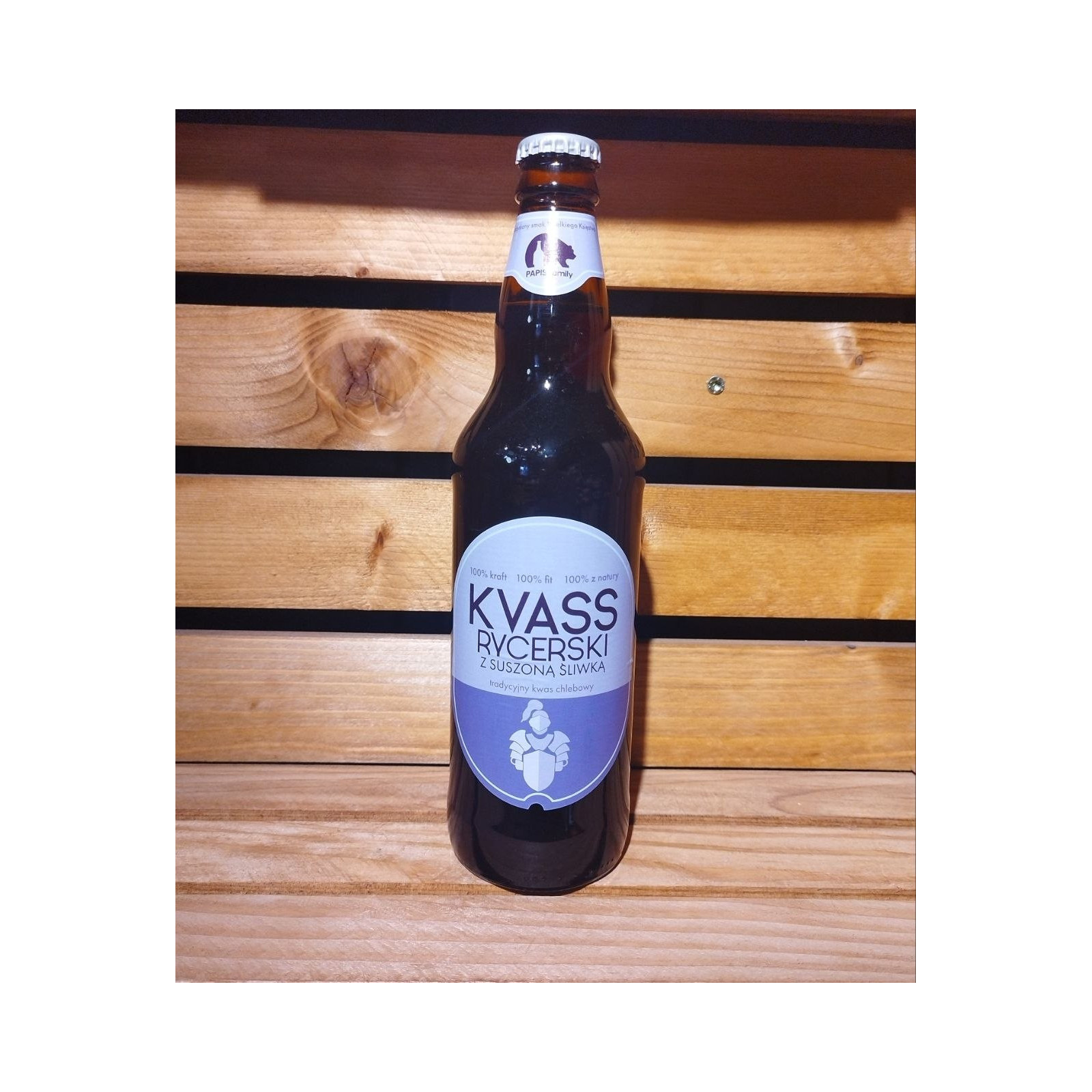 Kwas chlebowy Rycerski z suszoną śliwką 500ml