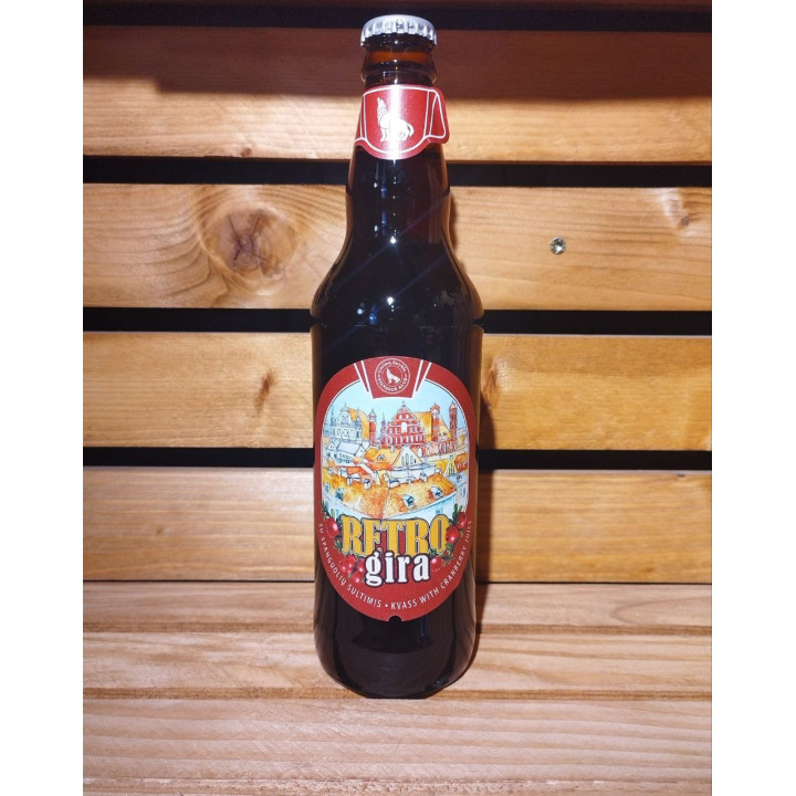 Kwas chlebowy Retro z żurawiną 500ml