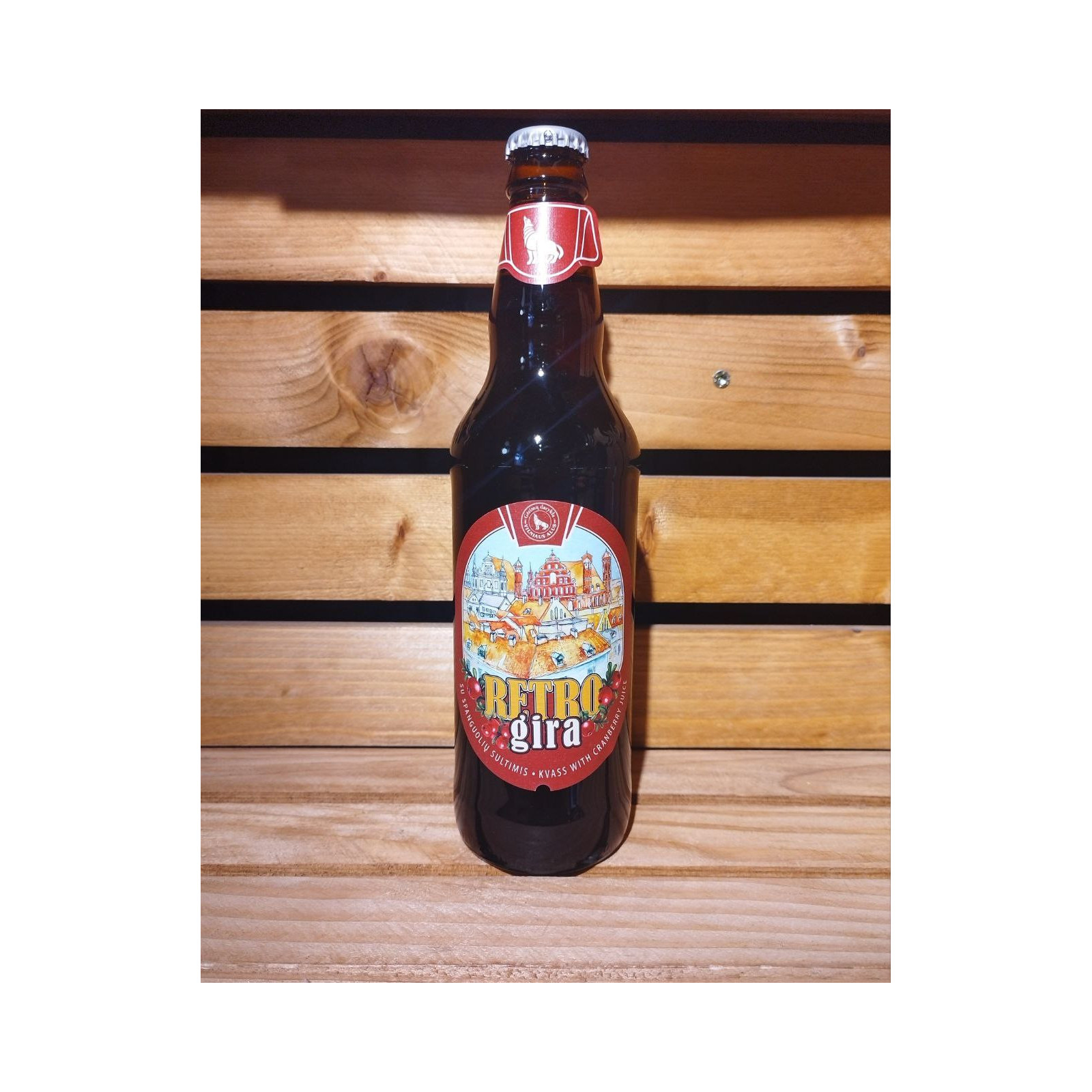 Kwas chlebowy Retro z żurawiną 500ml