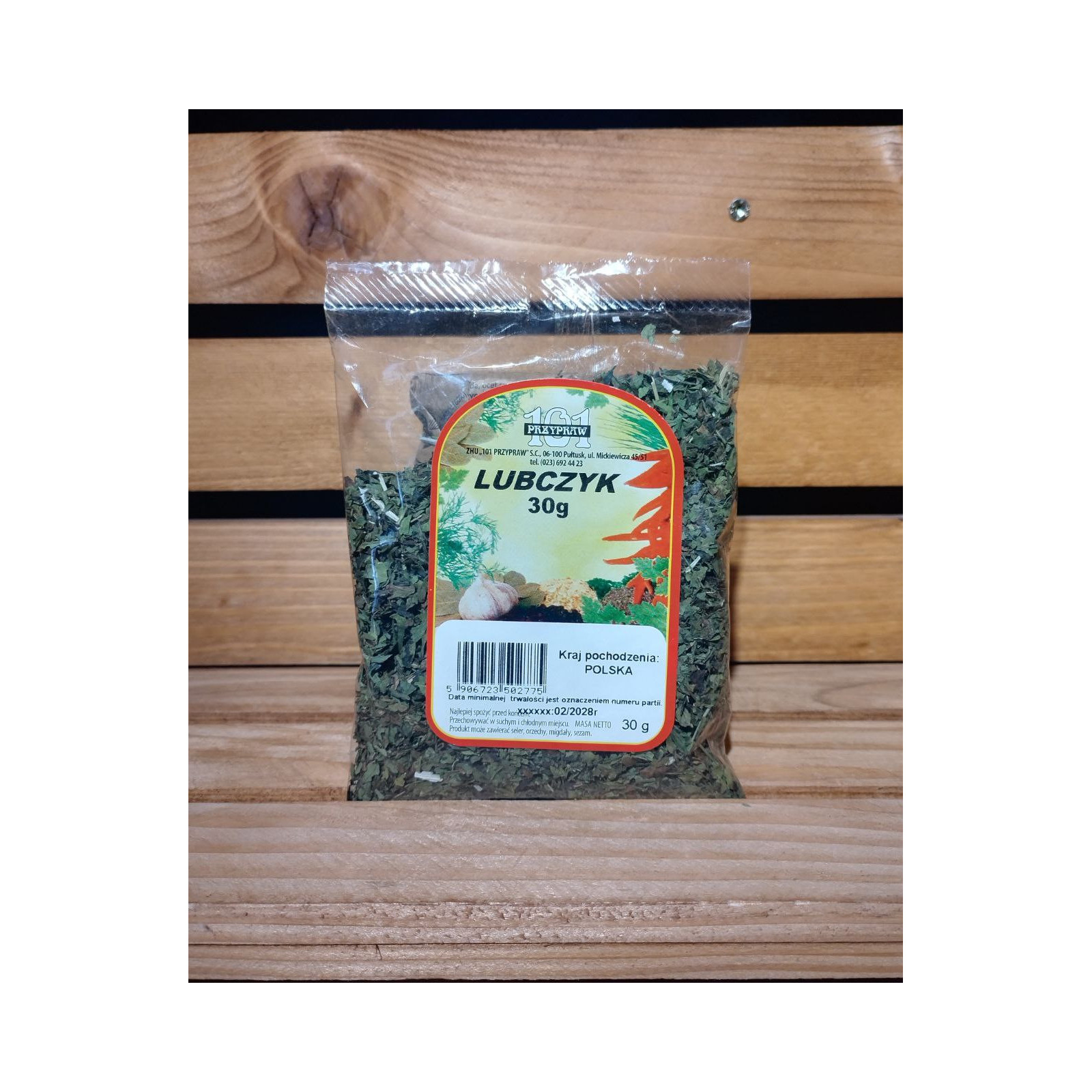 Lubczyk  suszony 30g