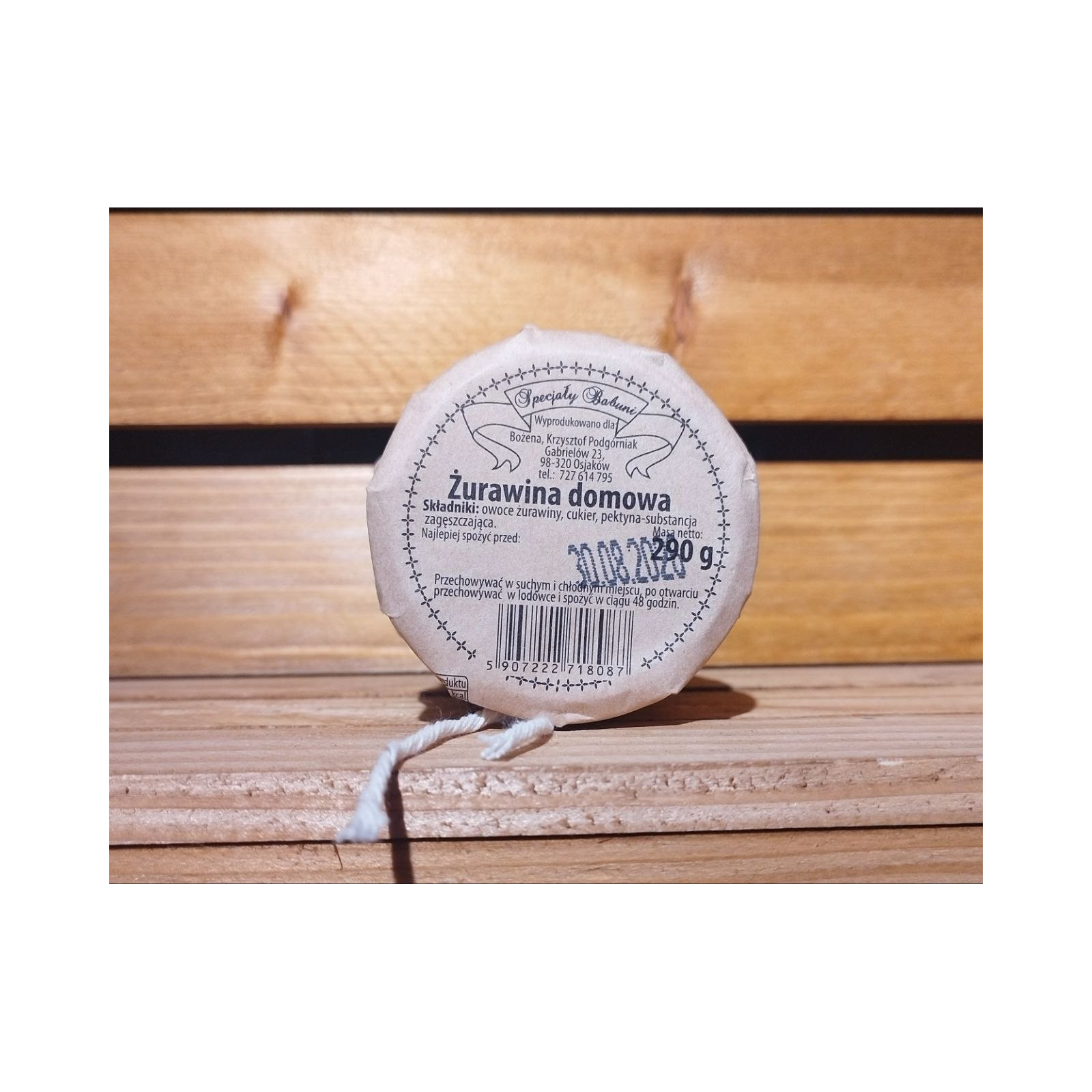 Żurawina domowa 290g