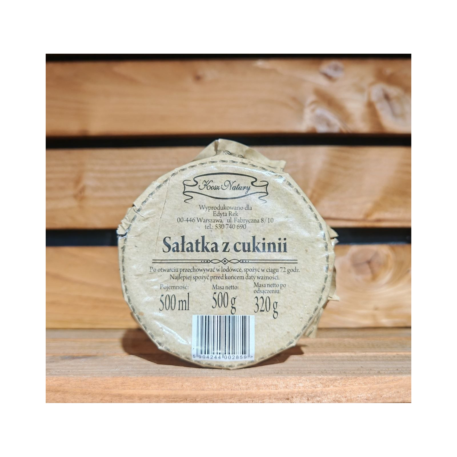 Sałatka z cukinii z curry 500ml