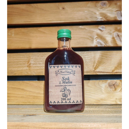 Sok z malin 100% BEZ CUKRU 200ml