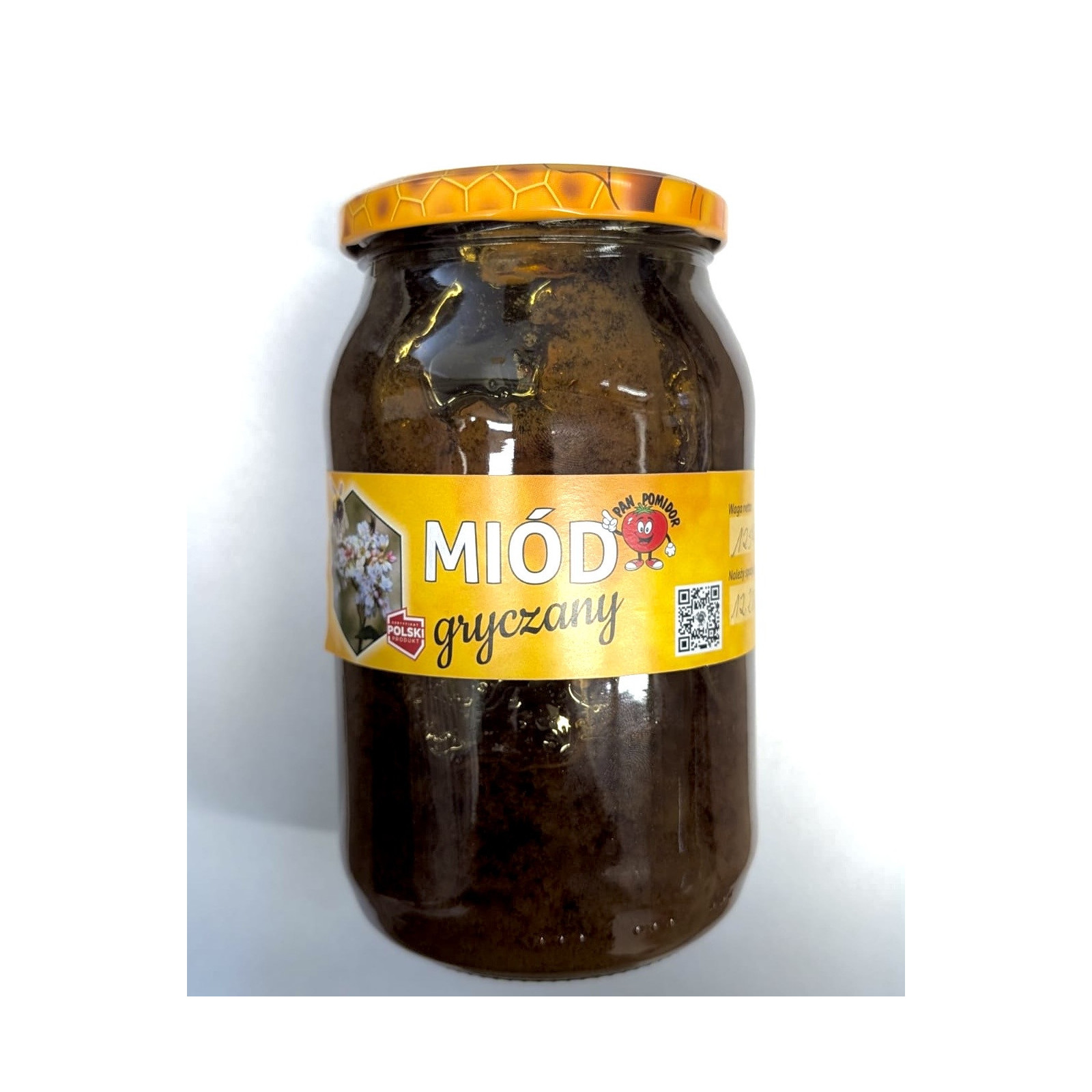 Miód Gryczany duży 1250 g