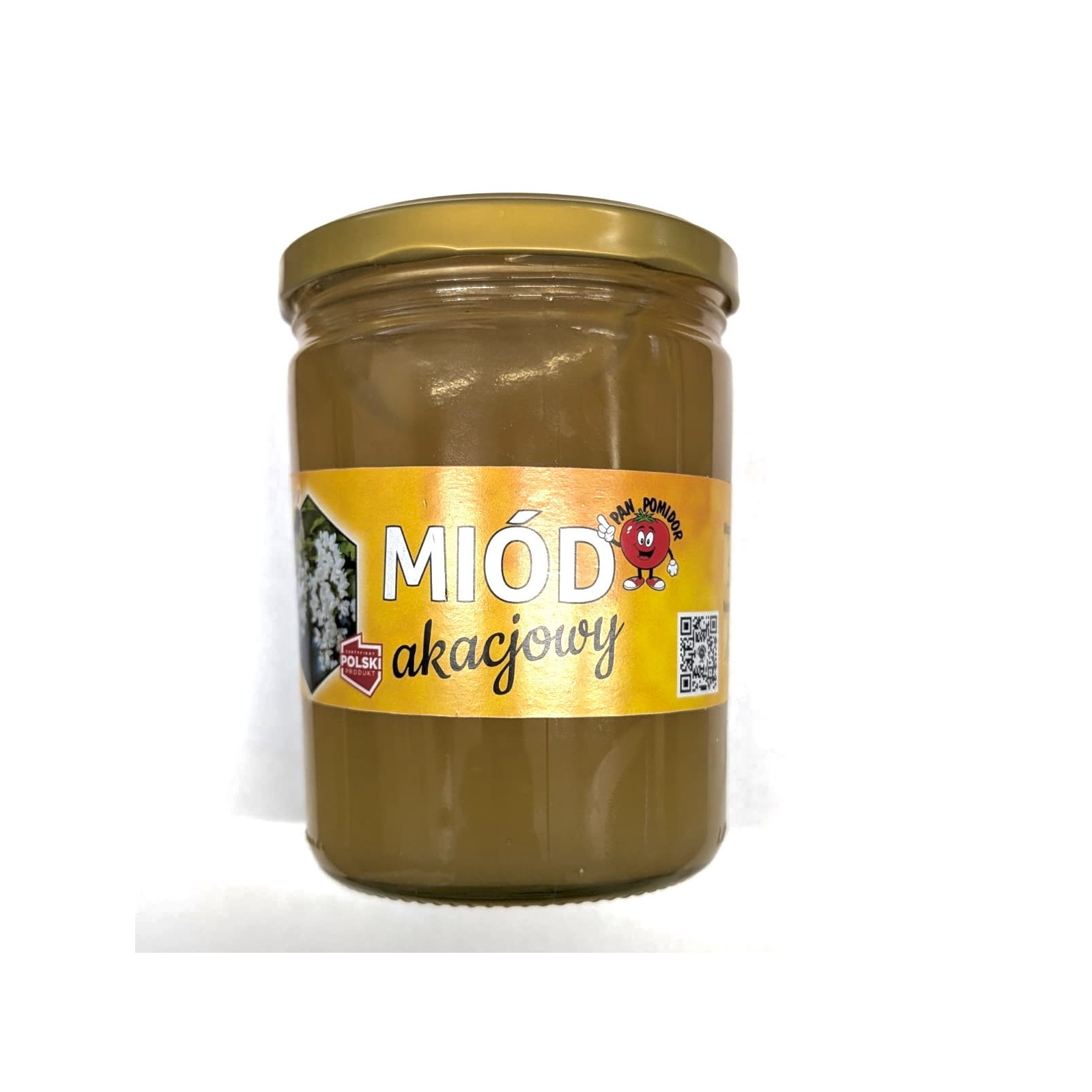 Miód Akacjowy średni 590 g